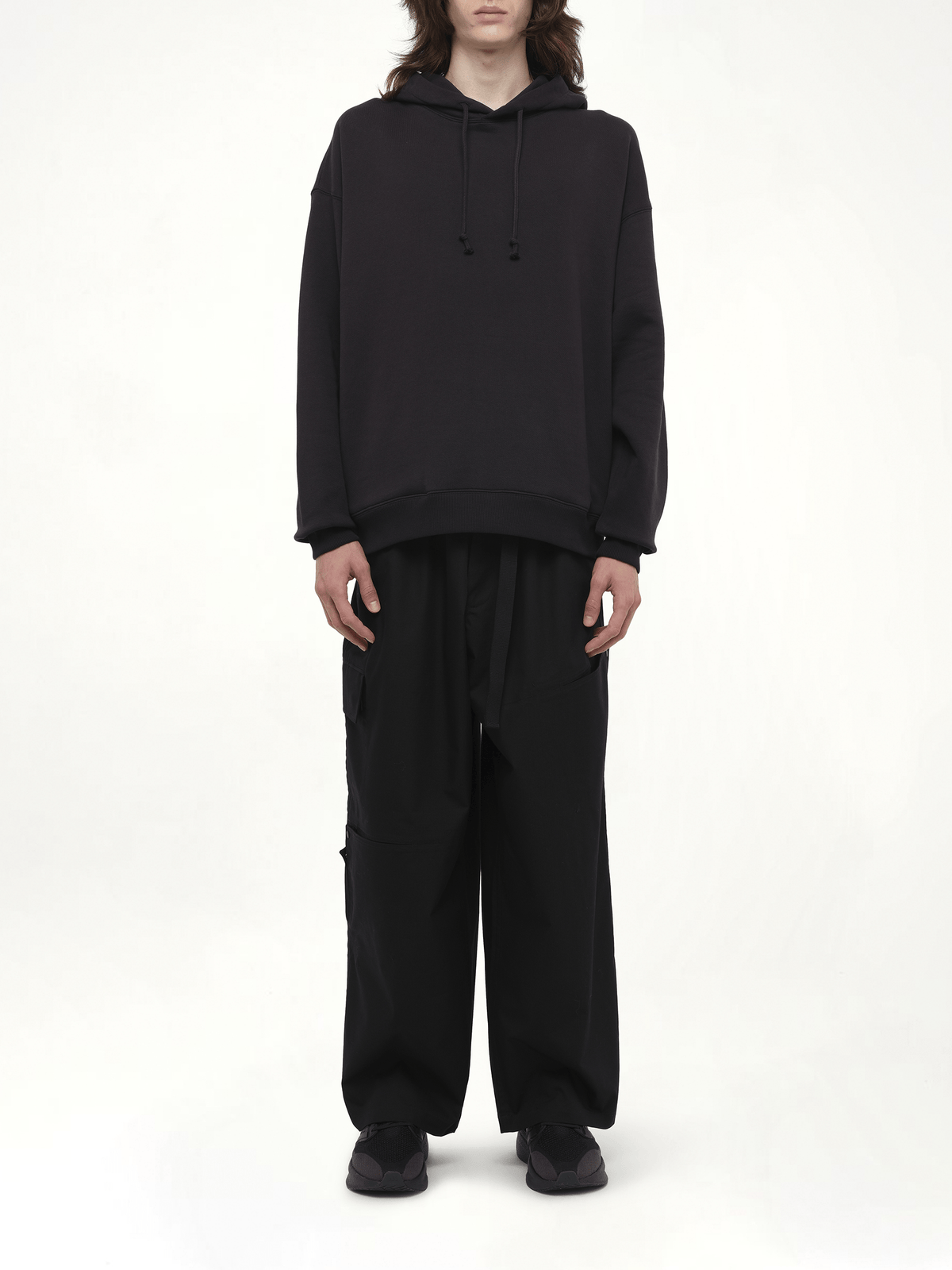 Graphic Hoodie in Black