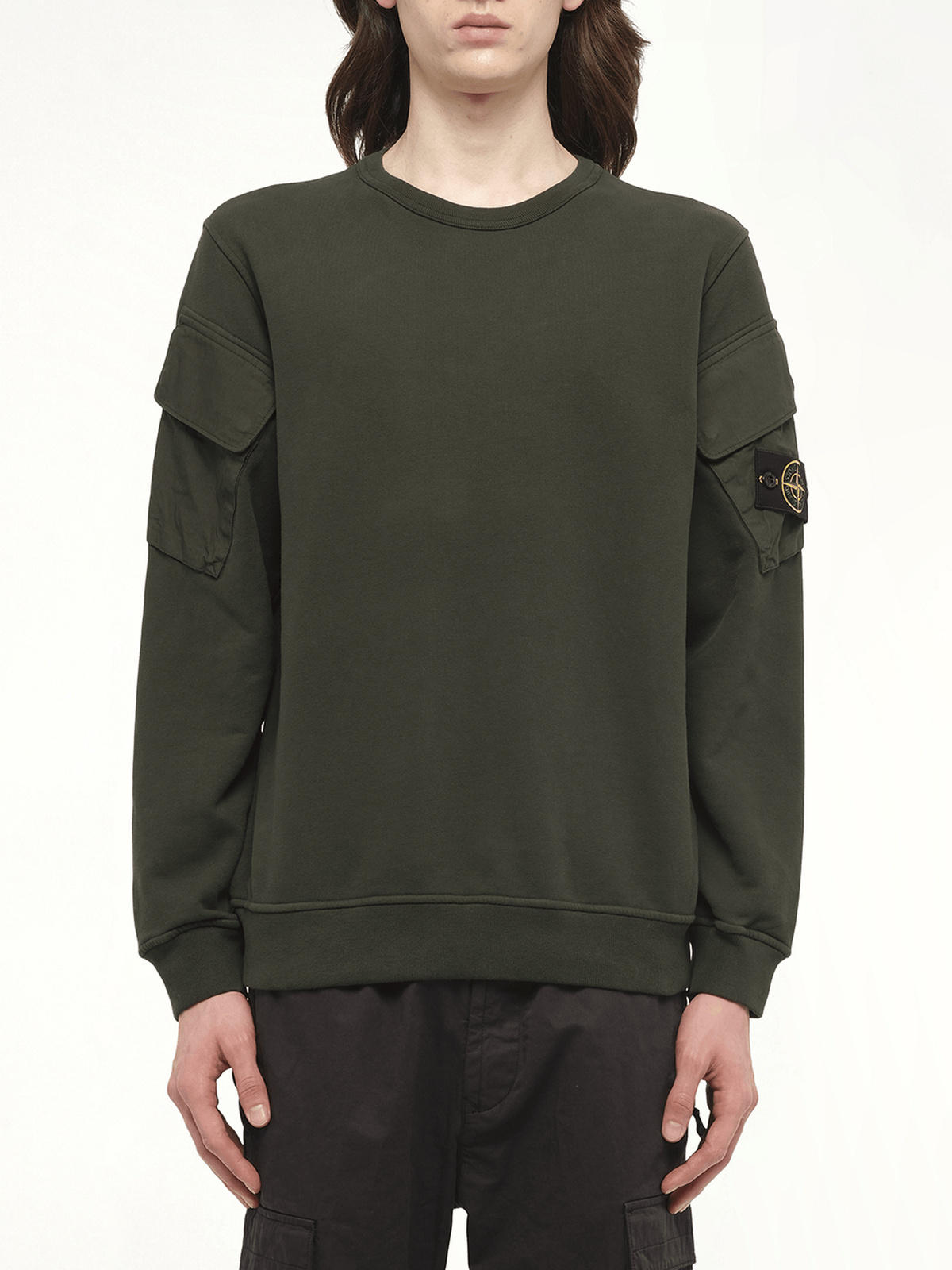610000 Cotton Fleece Sweatshirt in Juniper