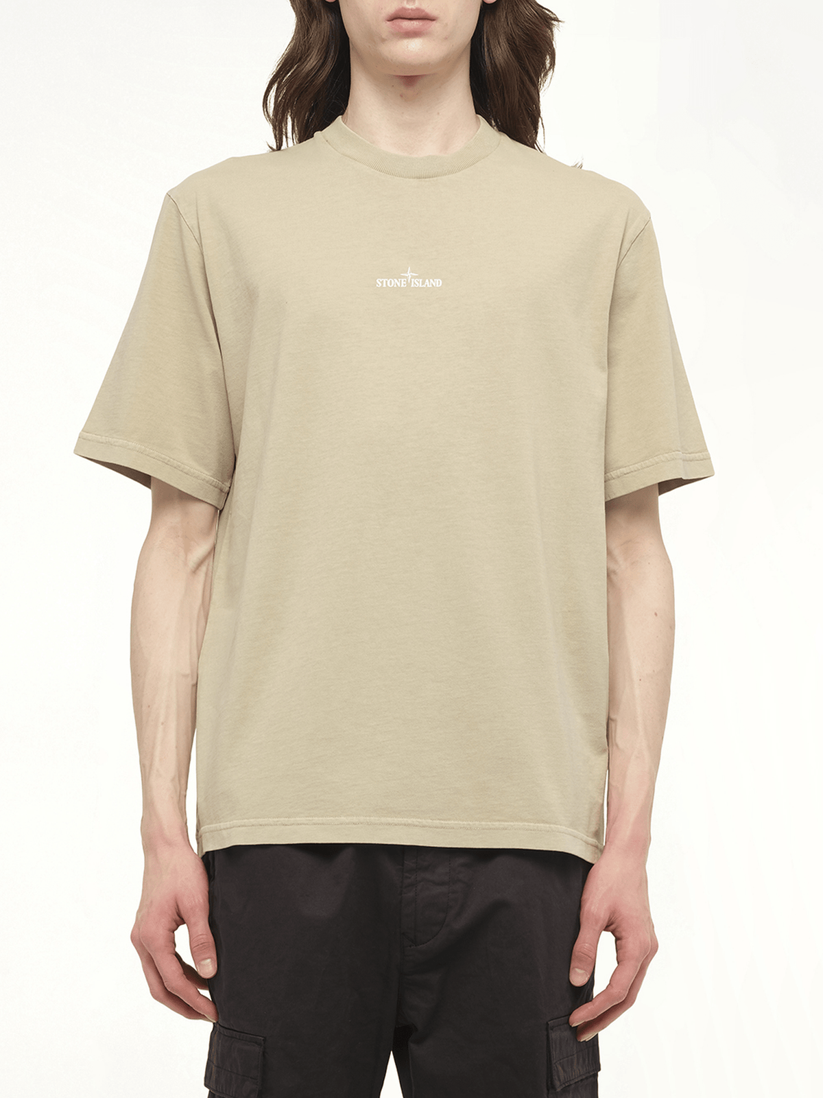 210003 Industrial Print S/S T-Shirt in Desert