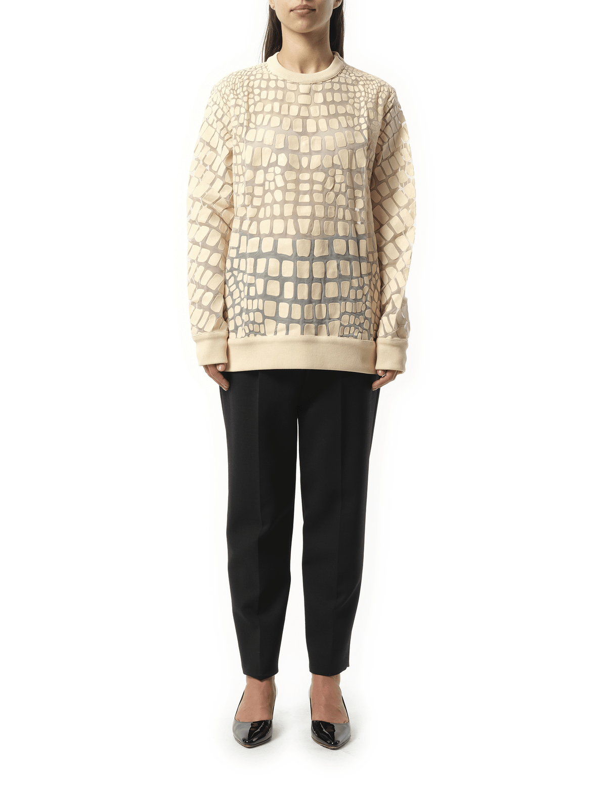 Sweatshirt in Powder