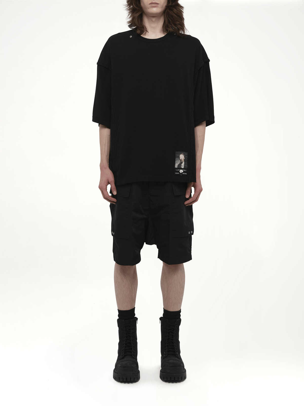 Undercover Chaos Balance T-Shirt in Black