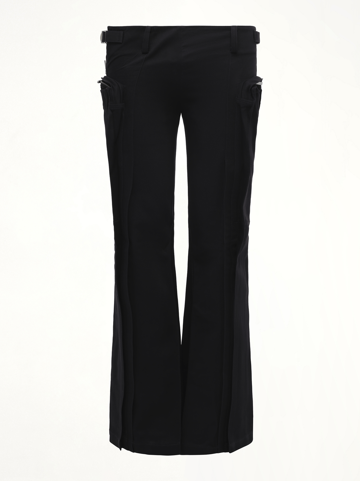 Flared Cargos in Black