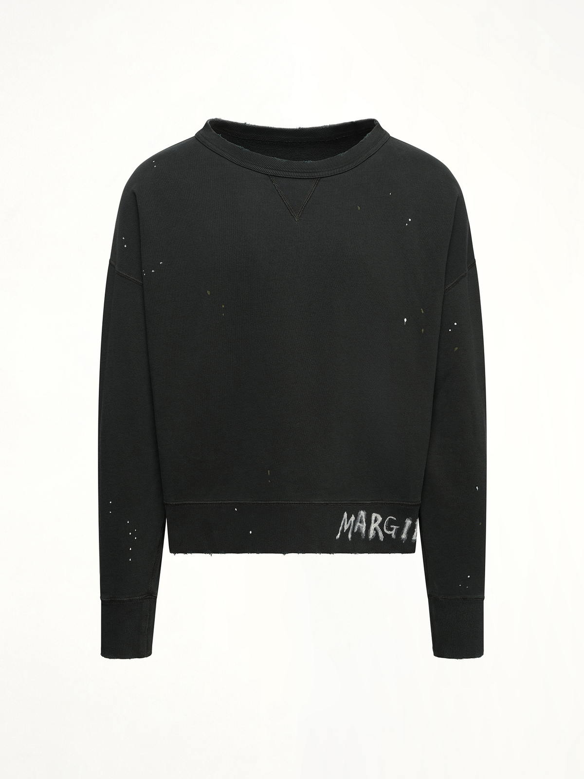 Margiela Sweatshirt in Washed Black