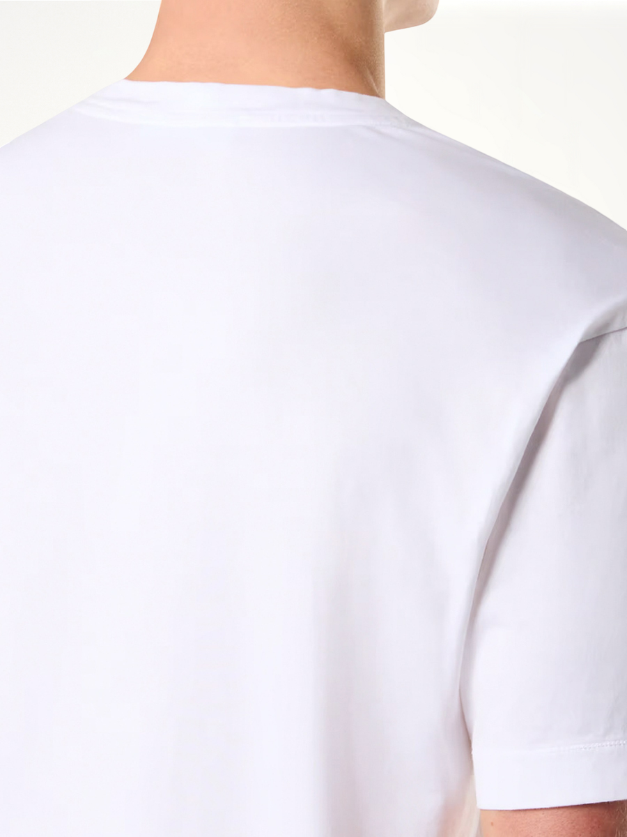Stone Island Logo Patch T-Shirt in White