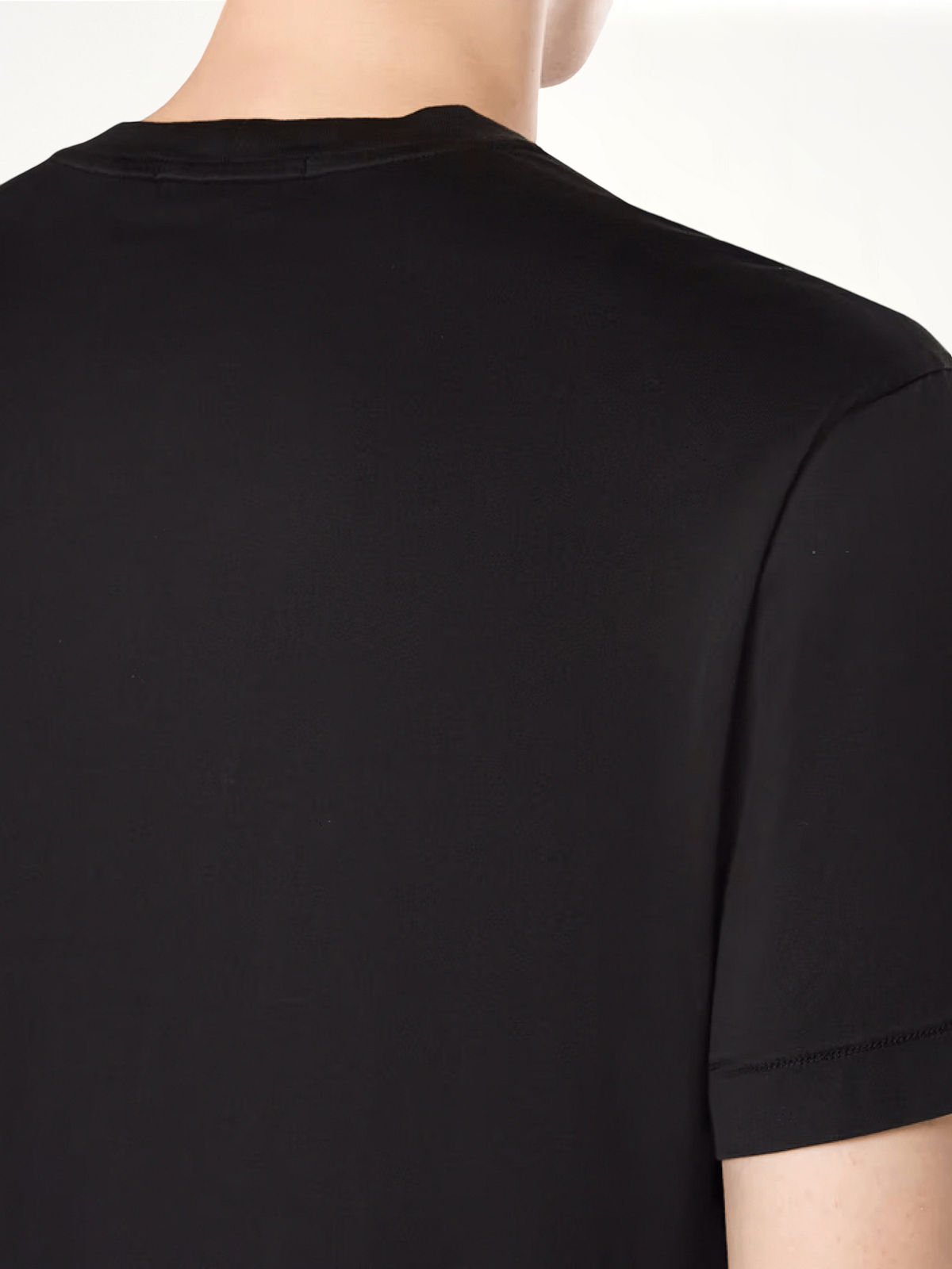 Stone Island Logo Patch T-Shirt in Black