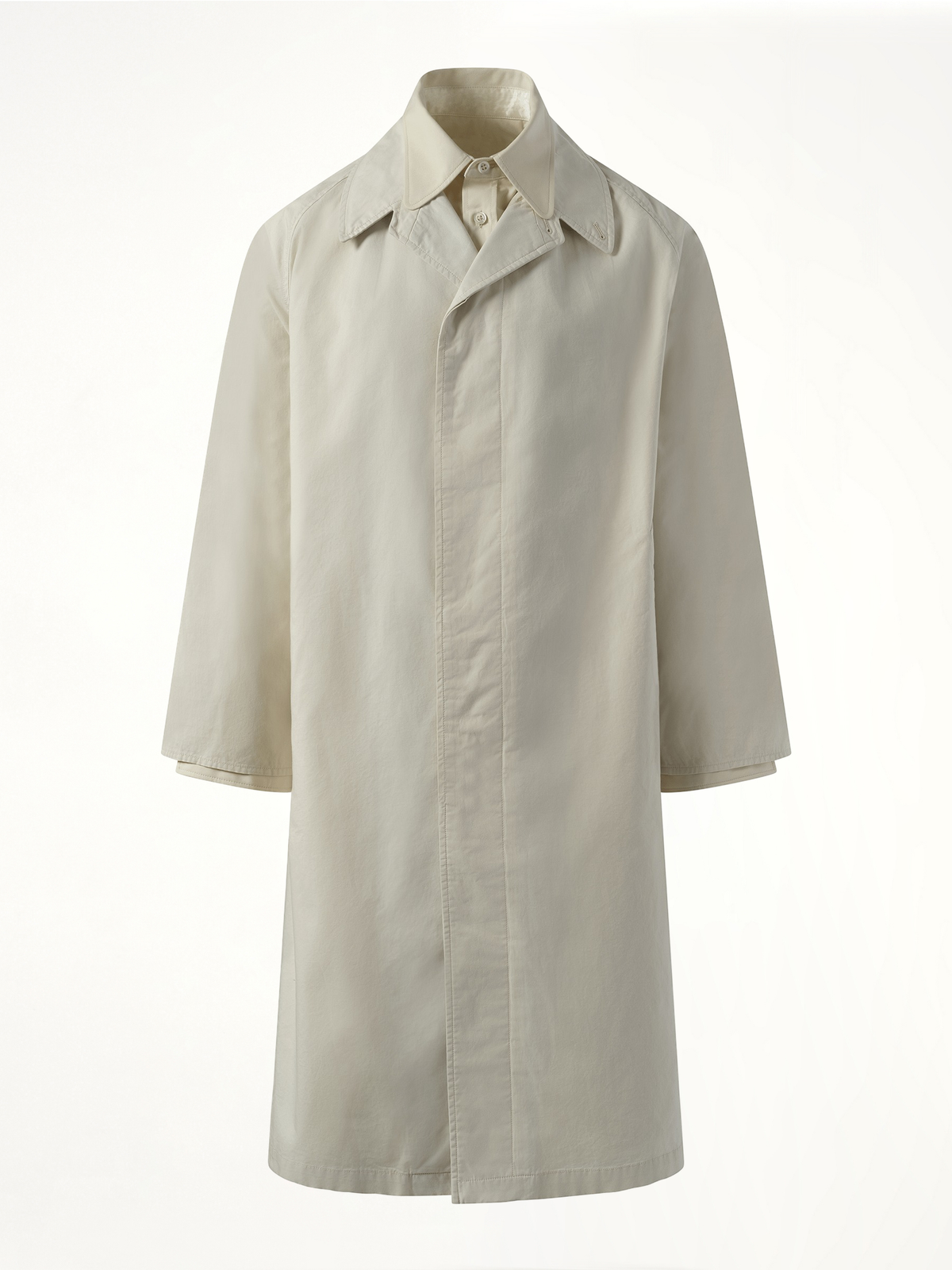 Trench Rain Coat in Ivory