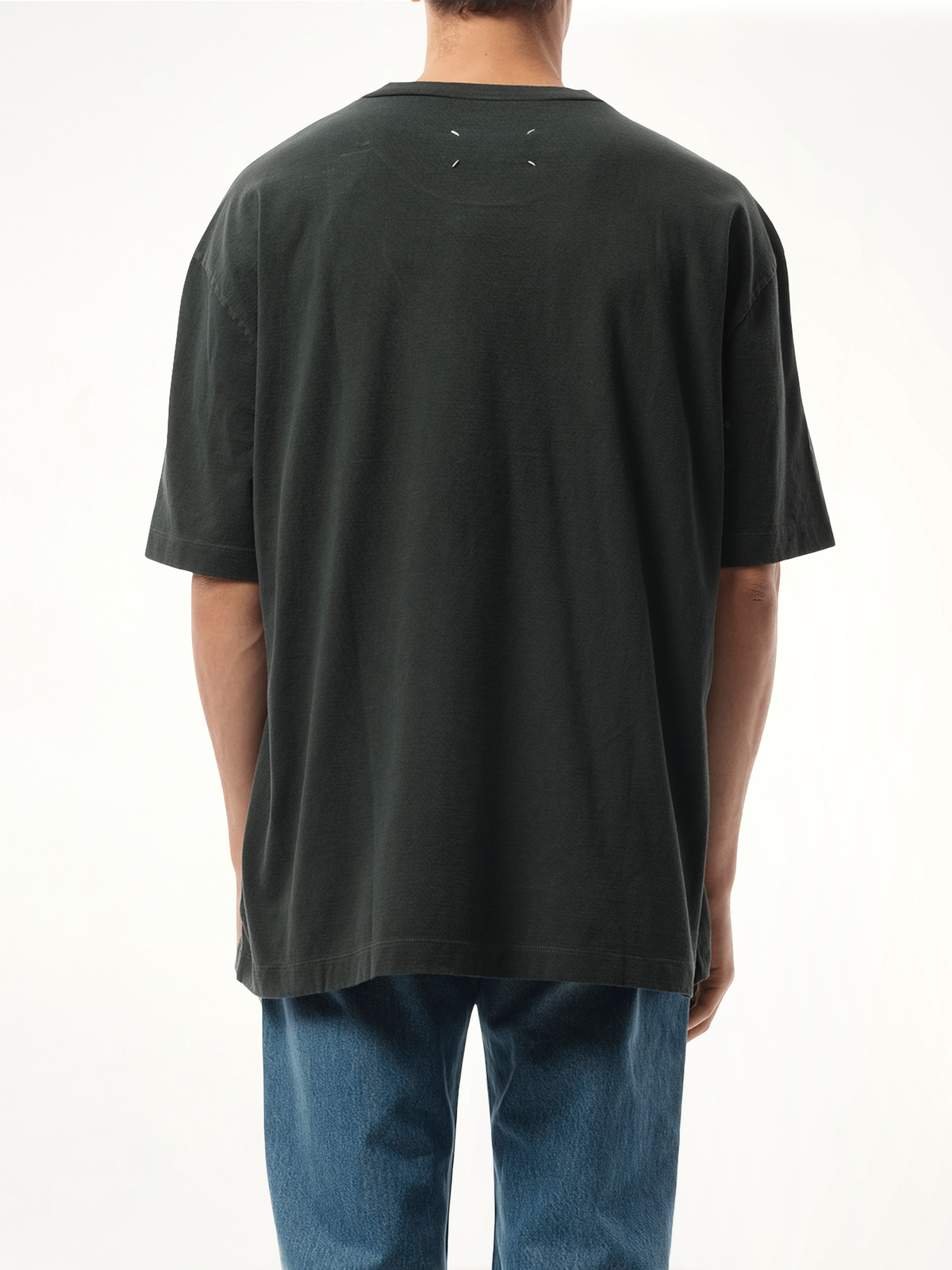 Memory of Logo T-Shirt in Washed Black
