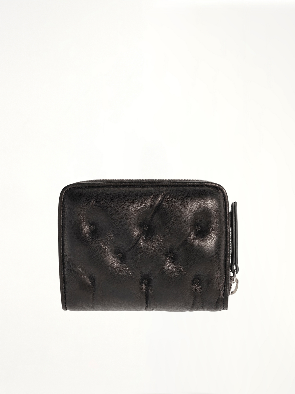 Zip Around Coin Holder in Black