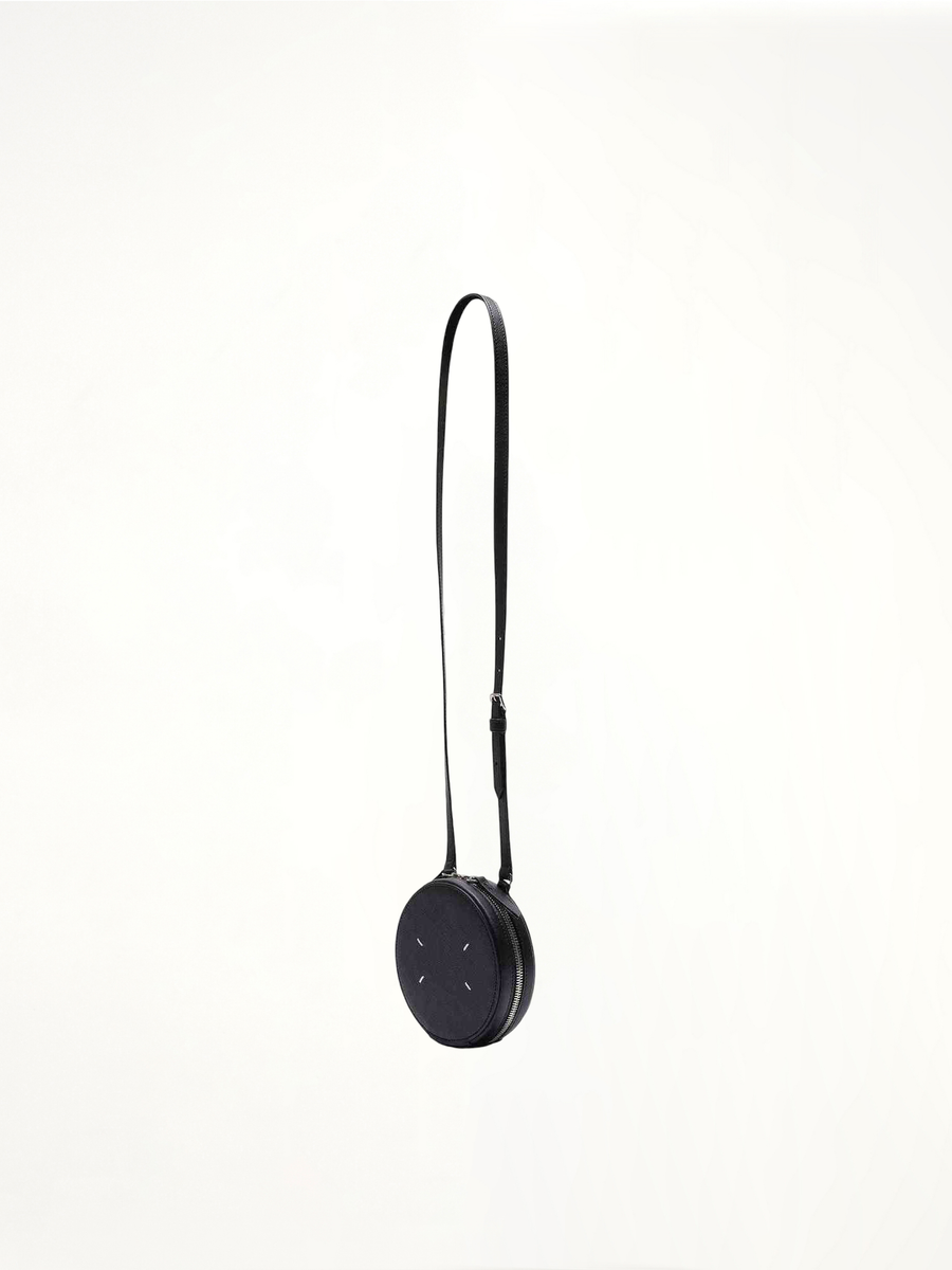 Micro Circle Bag in Black