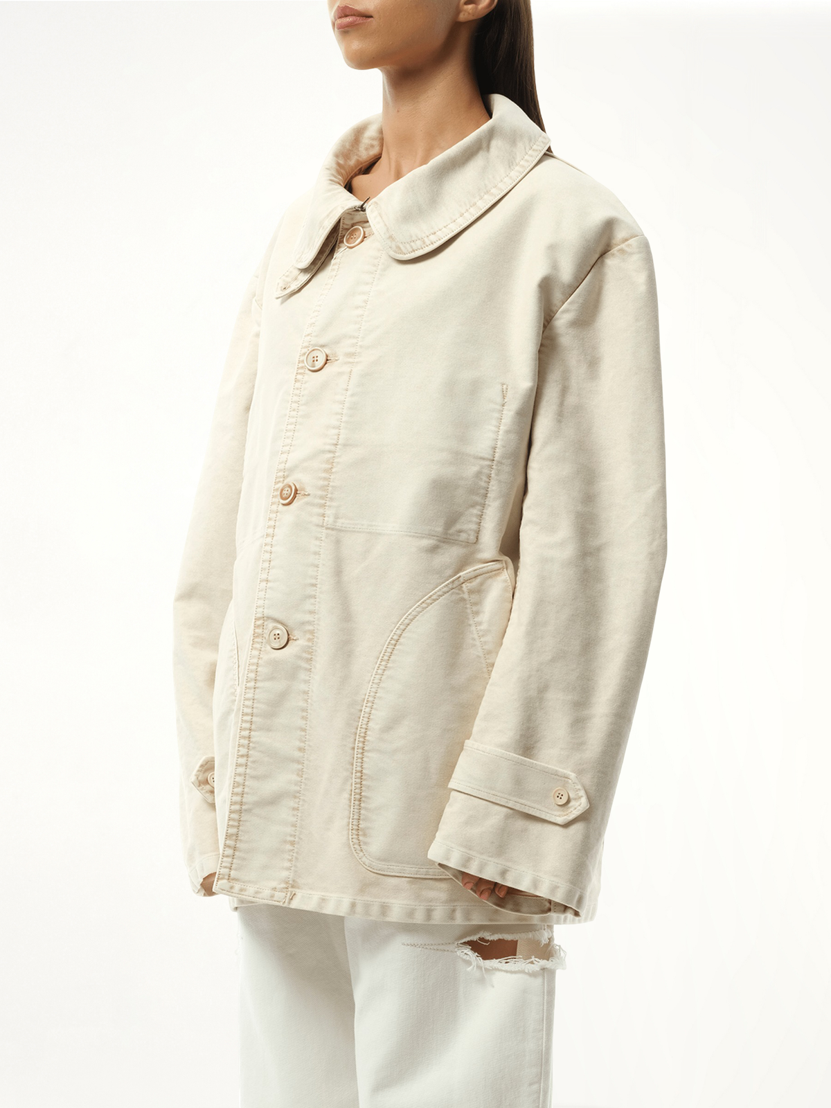 Workers Moleskin Jacket in Nut Wash