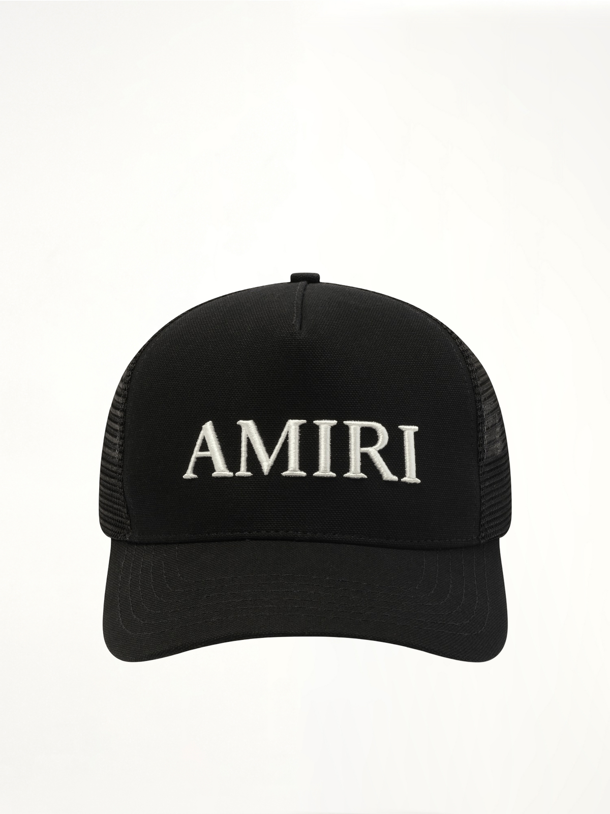 Amiri Core Logo Trucker Hat in Black