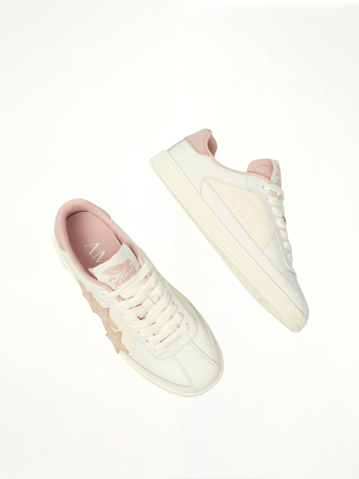 Pacific Sneaker in Pale Peach Top View | AMIRI