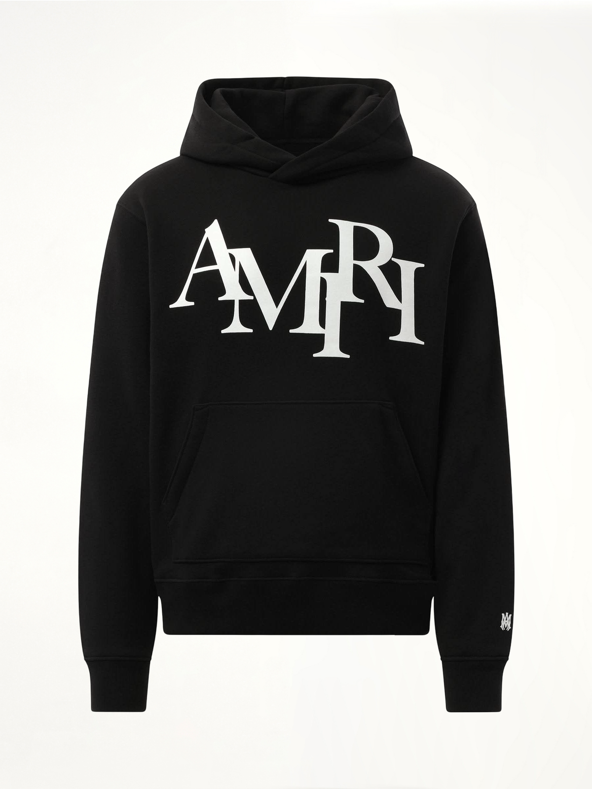 Amiri Staggered Hoodie in Black