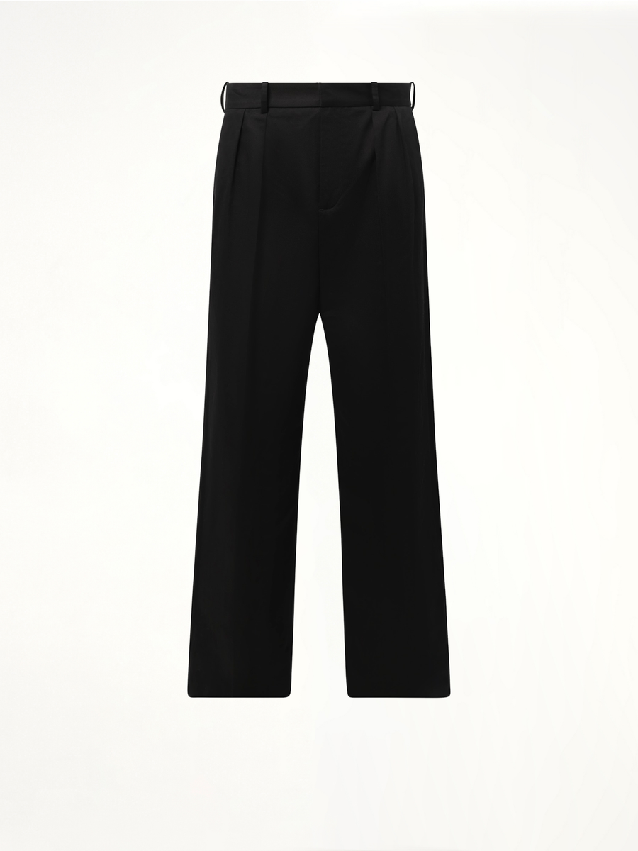 Pleated Trouser in Black