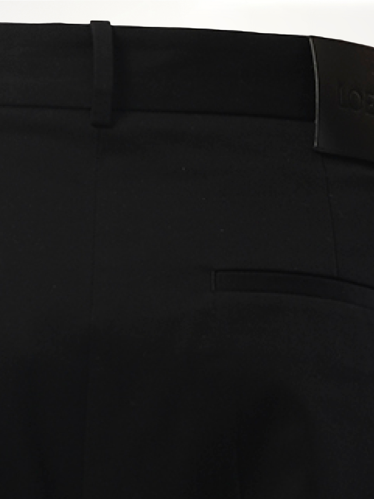 Pleated Trouser in Black