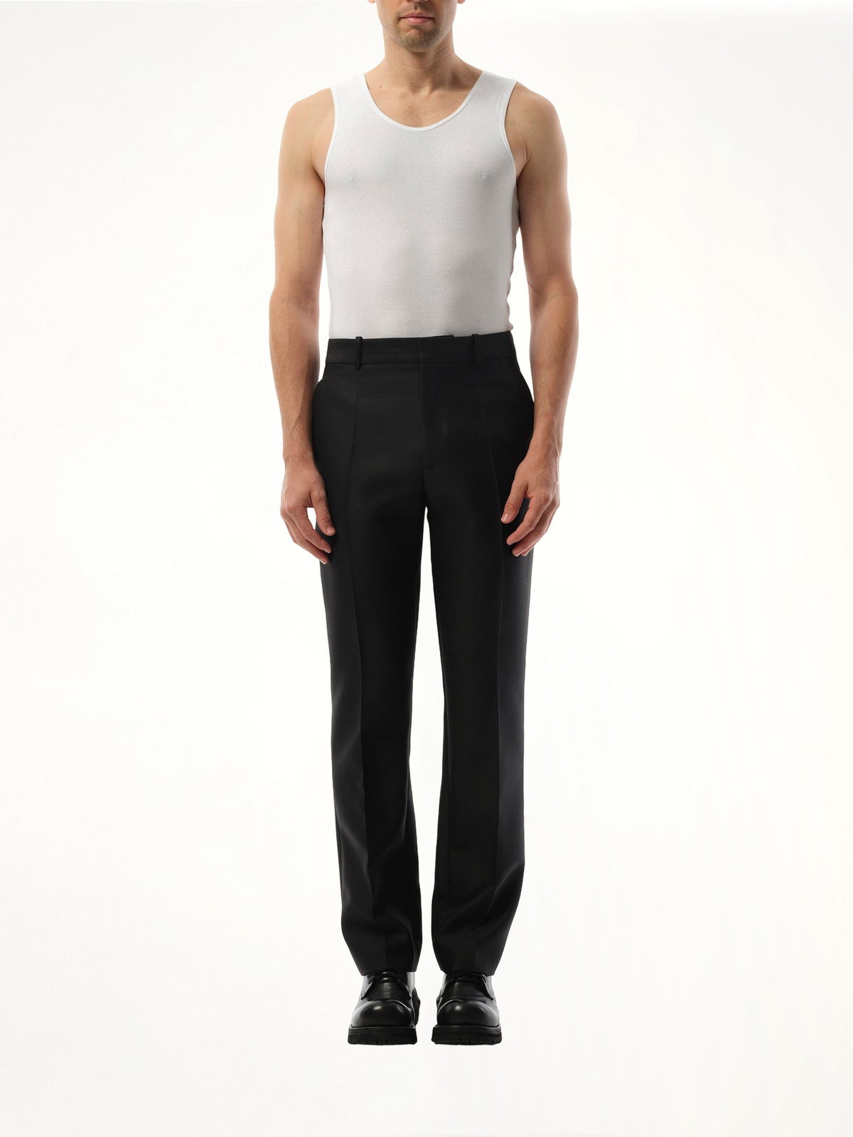 Slim Fit Trouser in Black