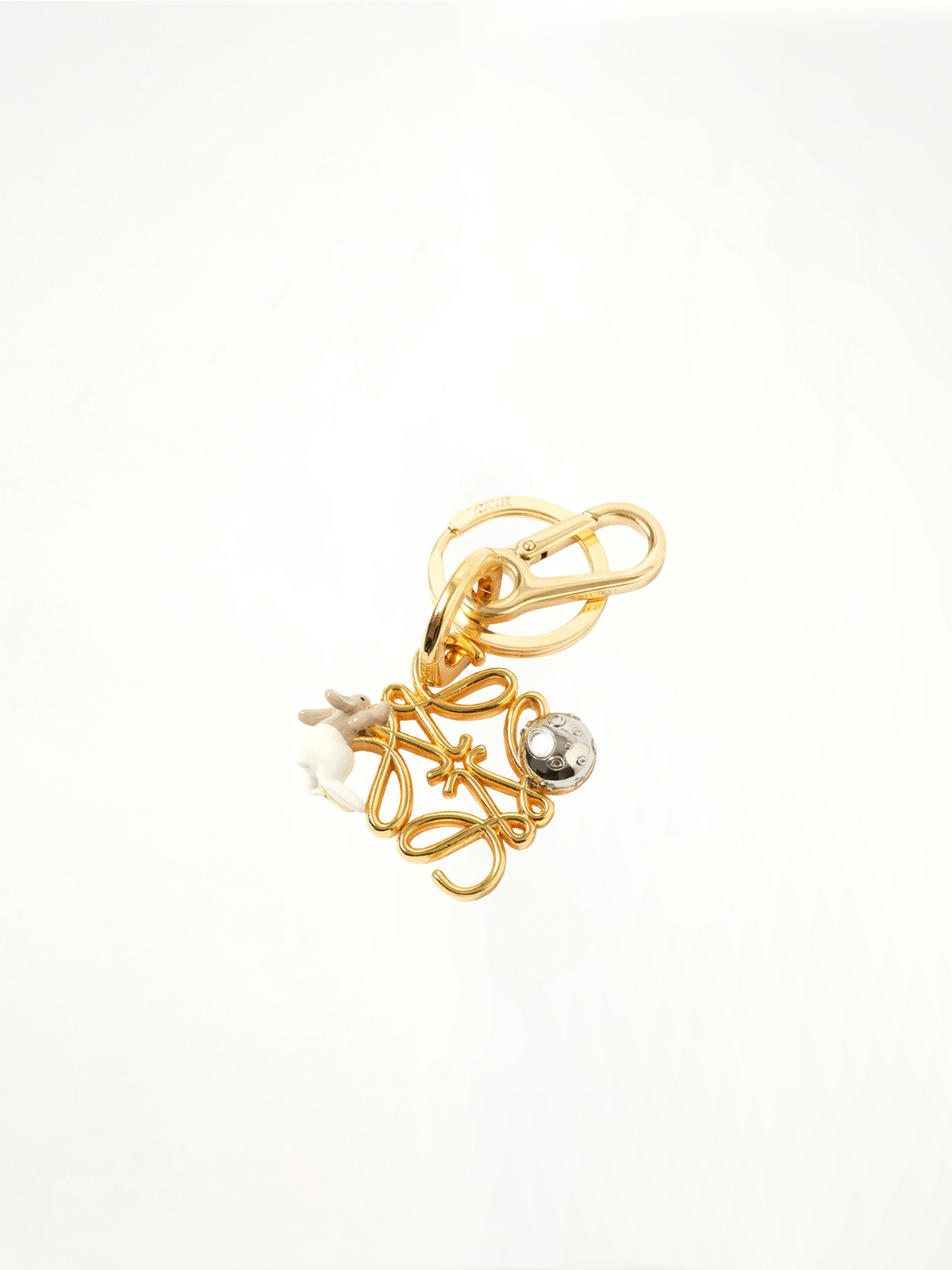 Anagram Charm with Bunny in Sahara/Soft White