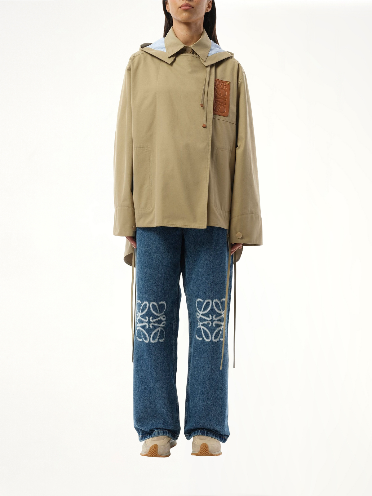 Hooded Anagram Parka in Sweet Caramel