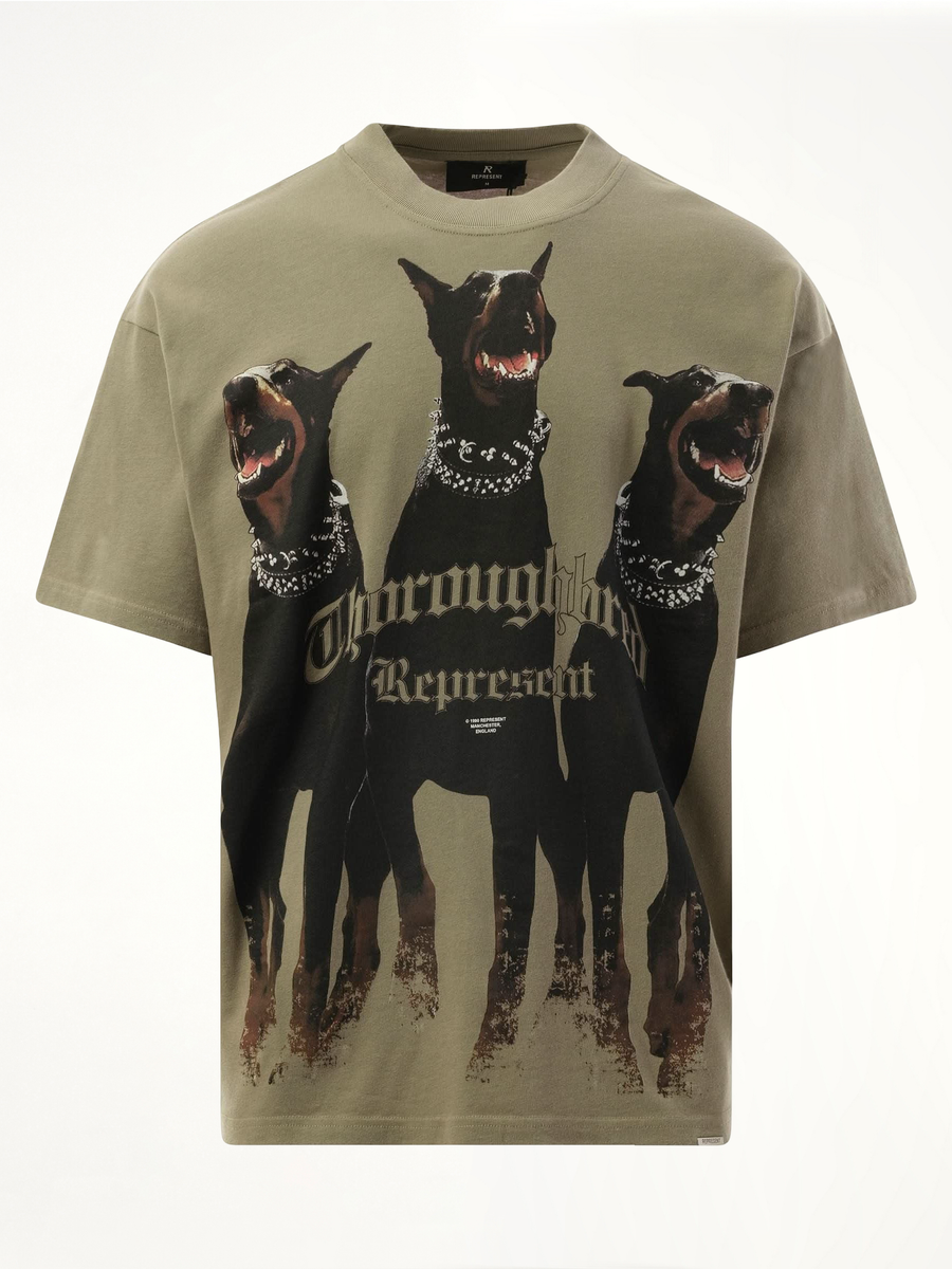 Thoroughbred T-Shirt in Khaki