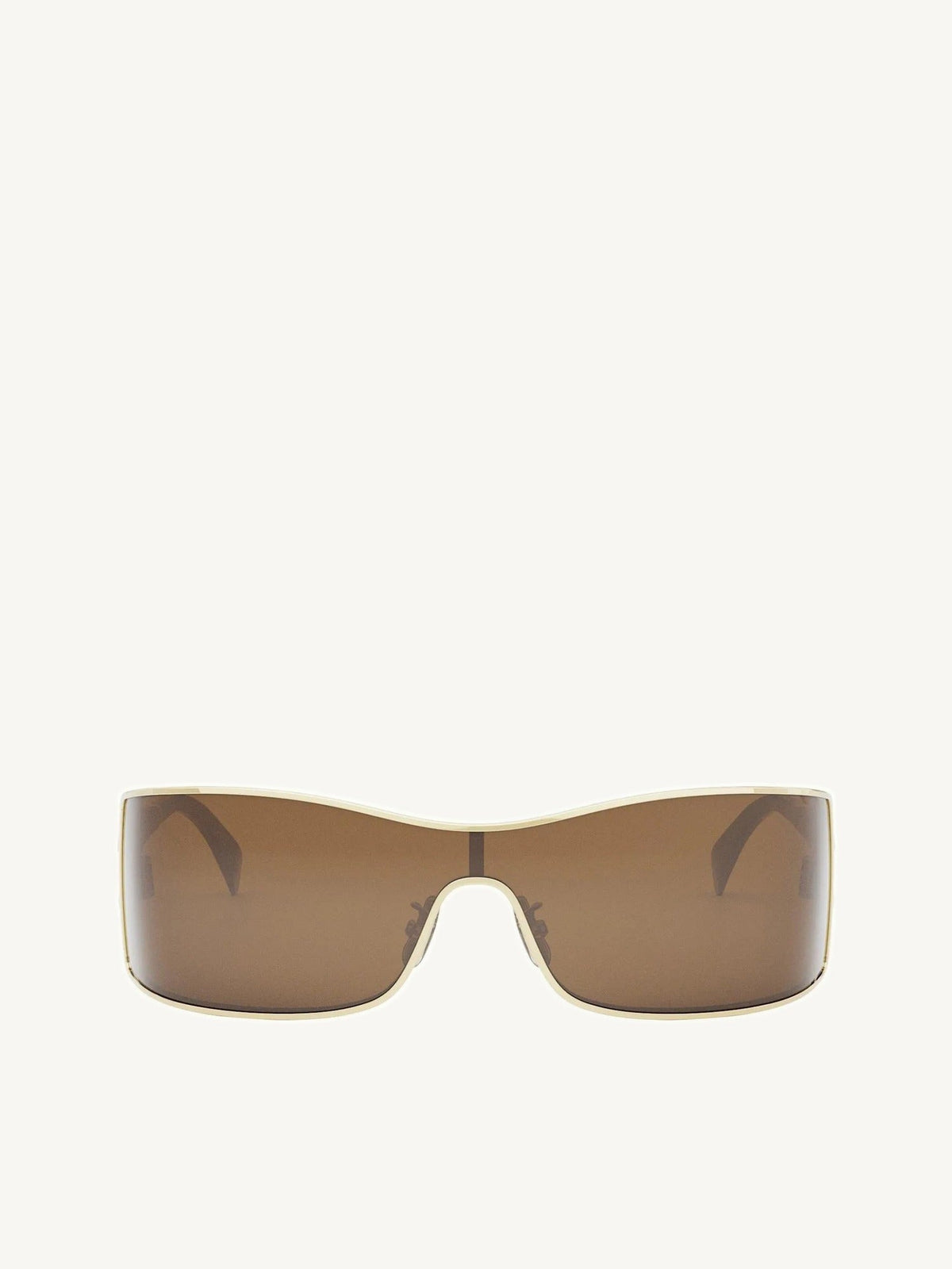 Celine CL40283U 0030E Metal Sunglasses in Gold/Dark Brown