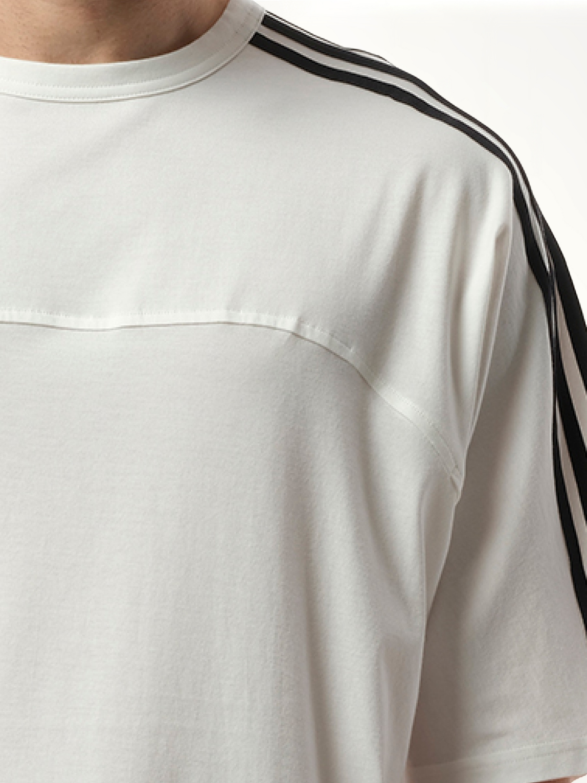 3 Stripe T-Shirt in White