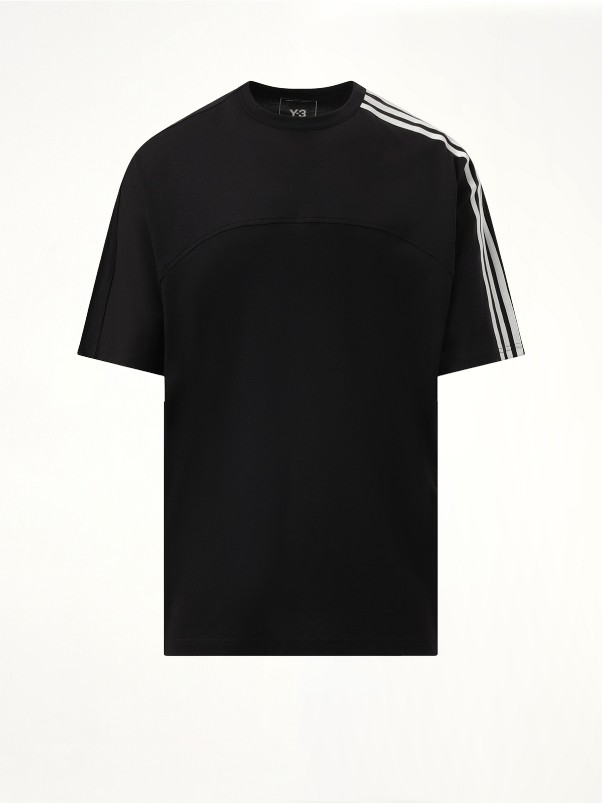 3 Stripe T-Shirt in Black