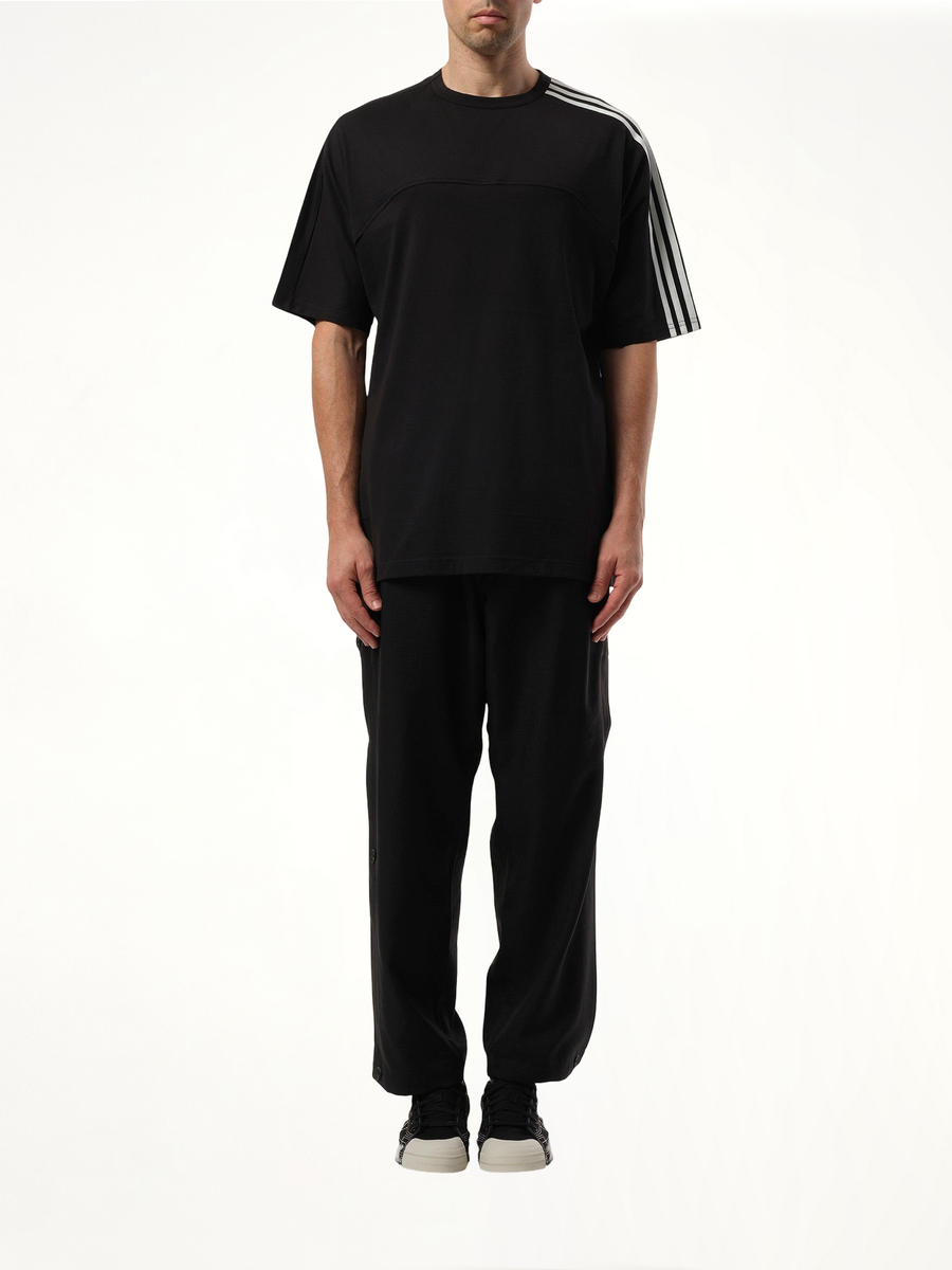 3 Stripe T-Shirt in Black