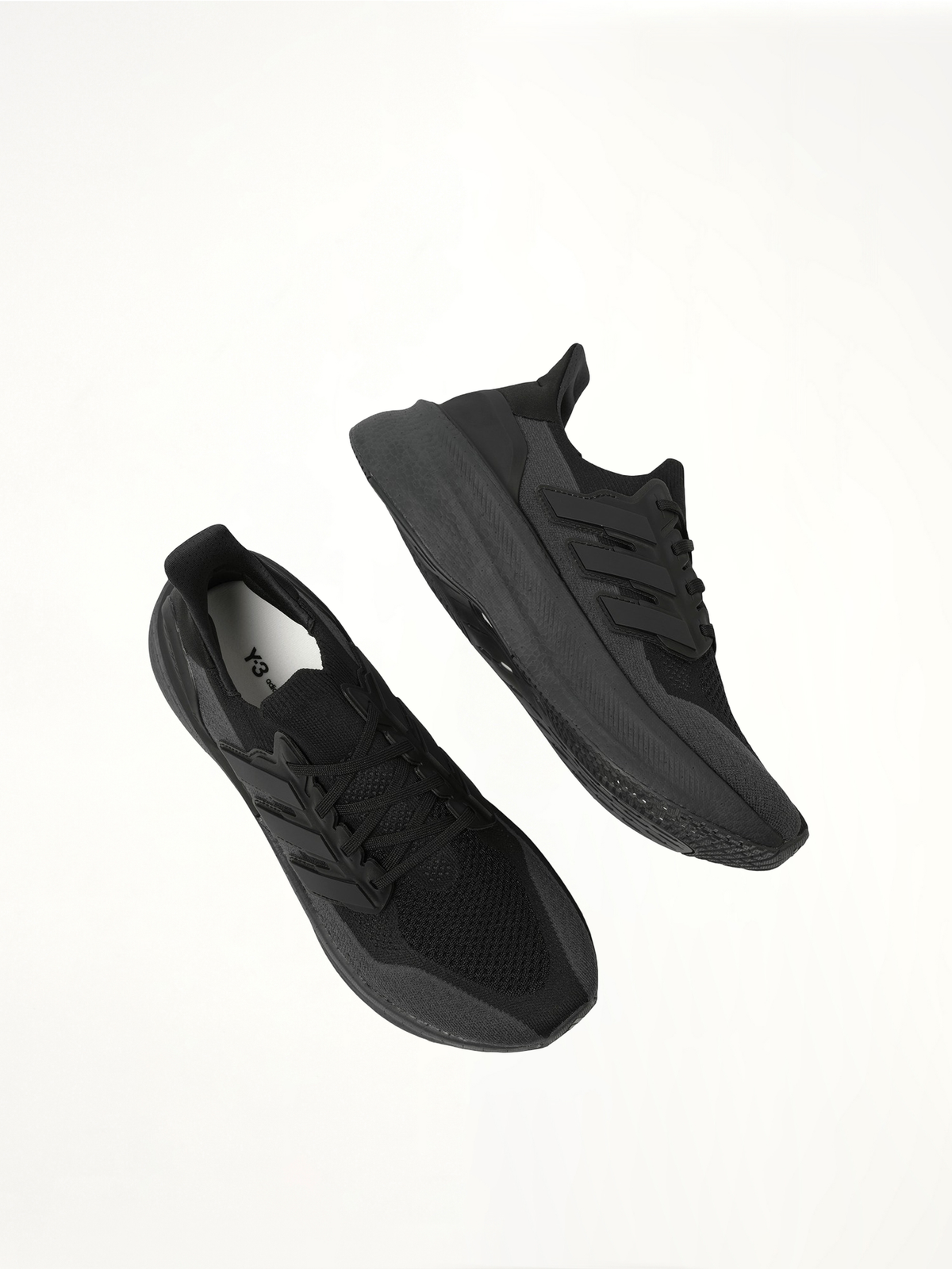 Y-3 Ultraboost 5 in Black Top View | Y-3