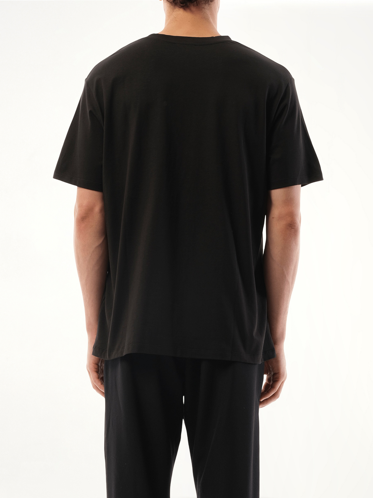 Balmain Print Reg Fit T-Shirt in Black/White