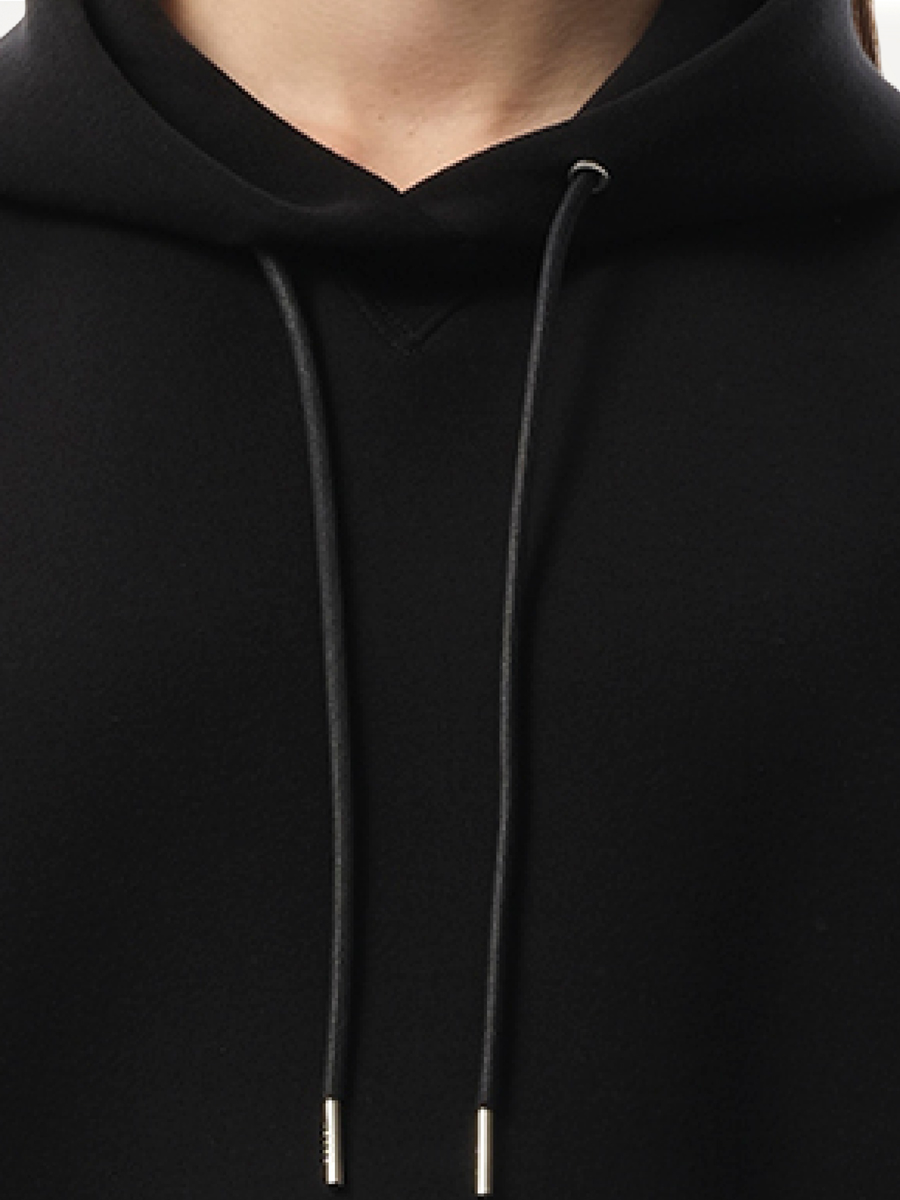 S Sponge Sweat Hoodie in Black