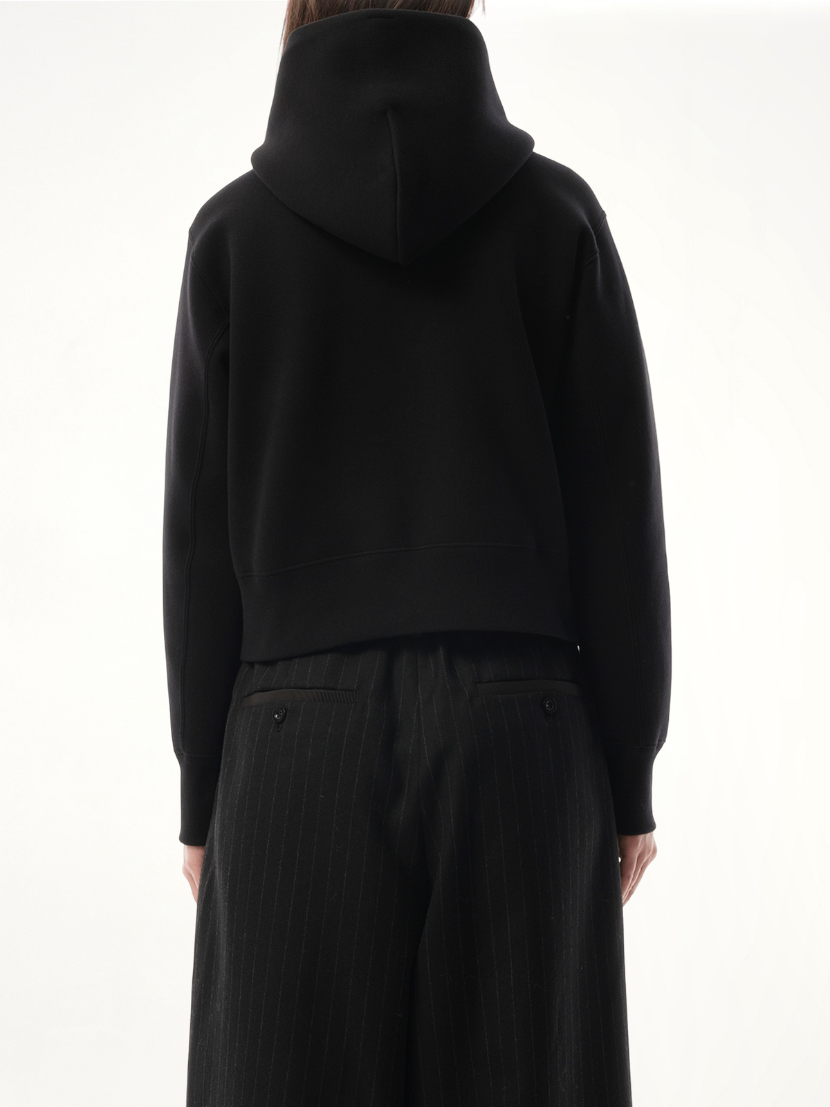 S Sponge Sweat Hoodie in Black