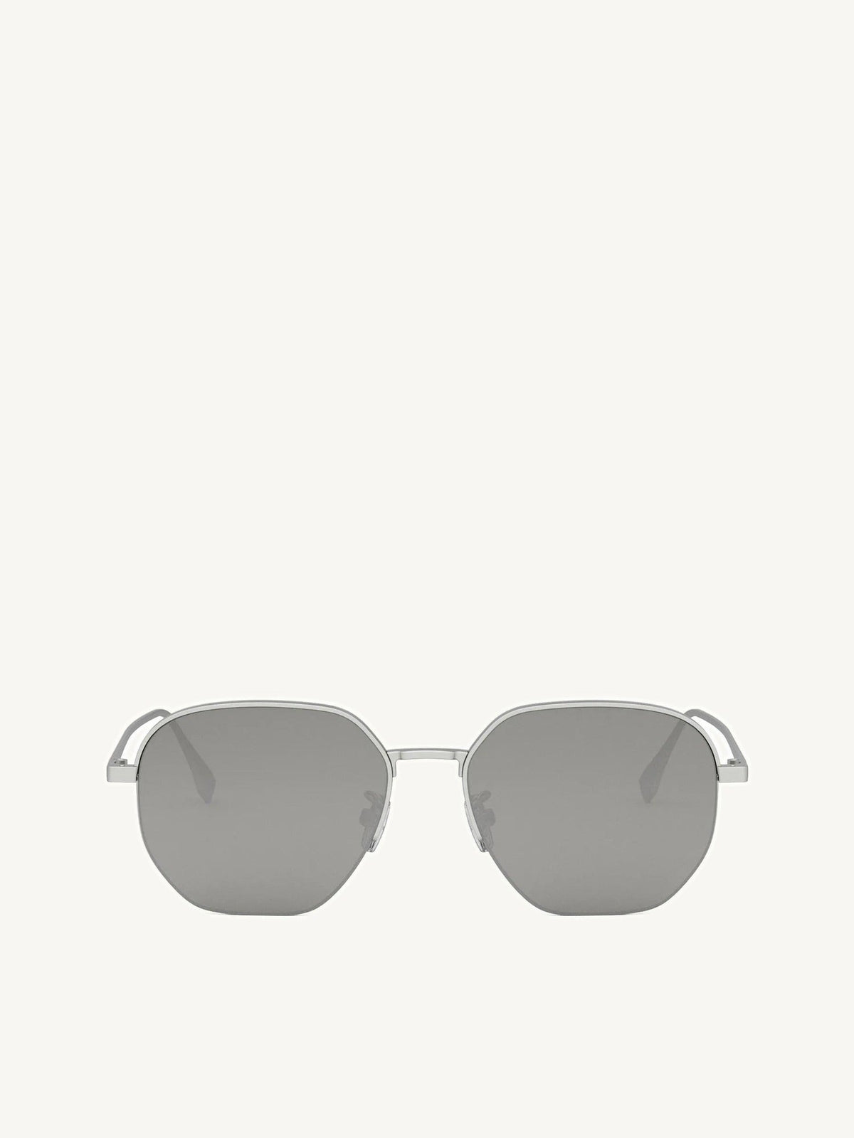 Fendi FE40004U 5517C Metal Sunglasess in Silver/Grey