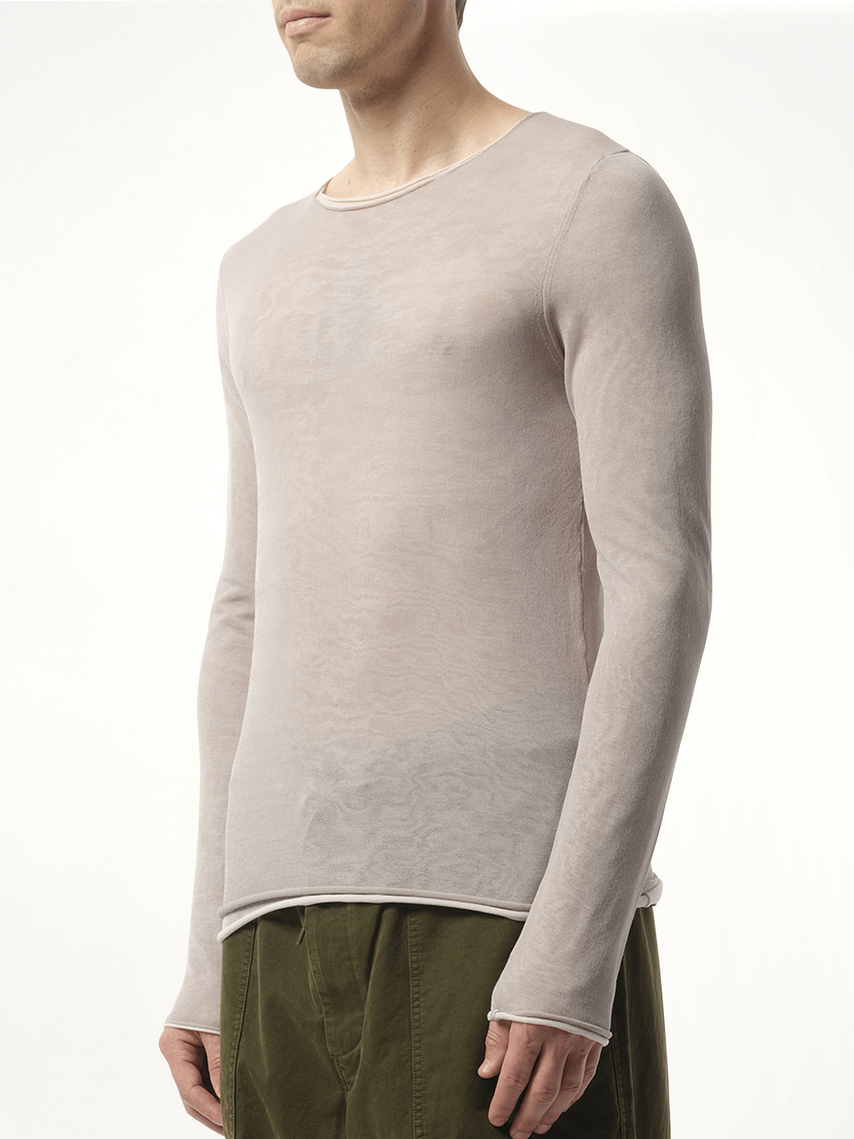 Duplex Knit Sweater in Marble