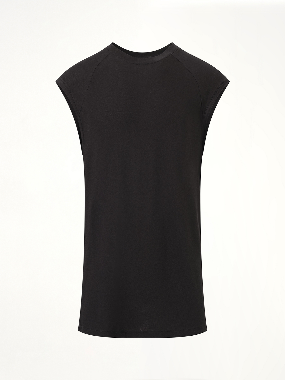 Long Tank Top in Soot