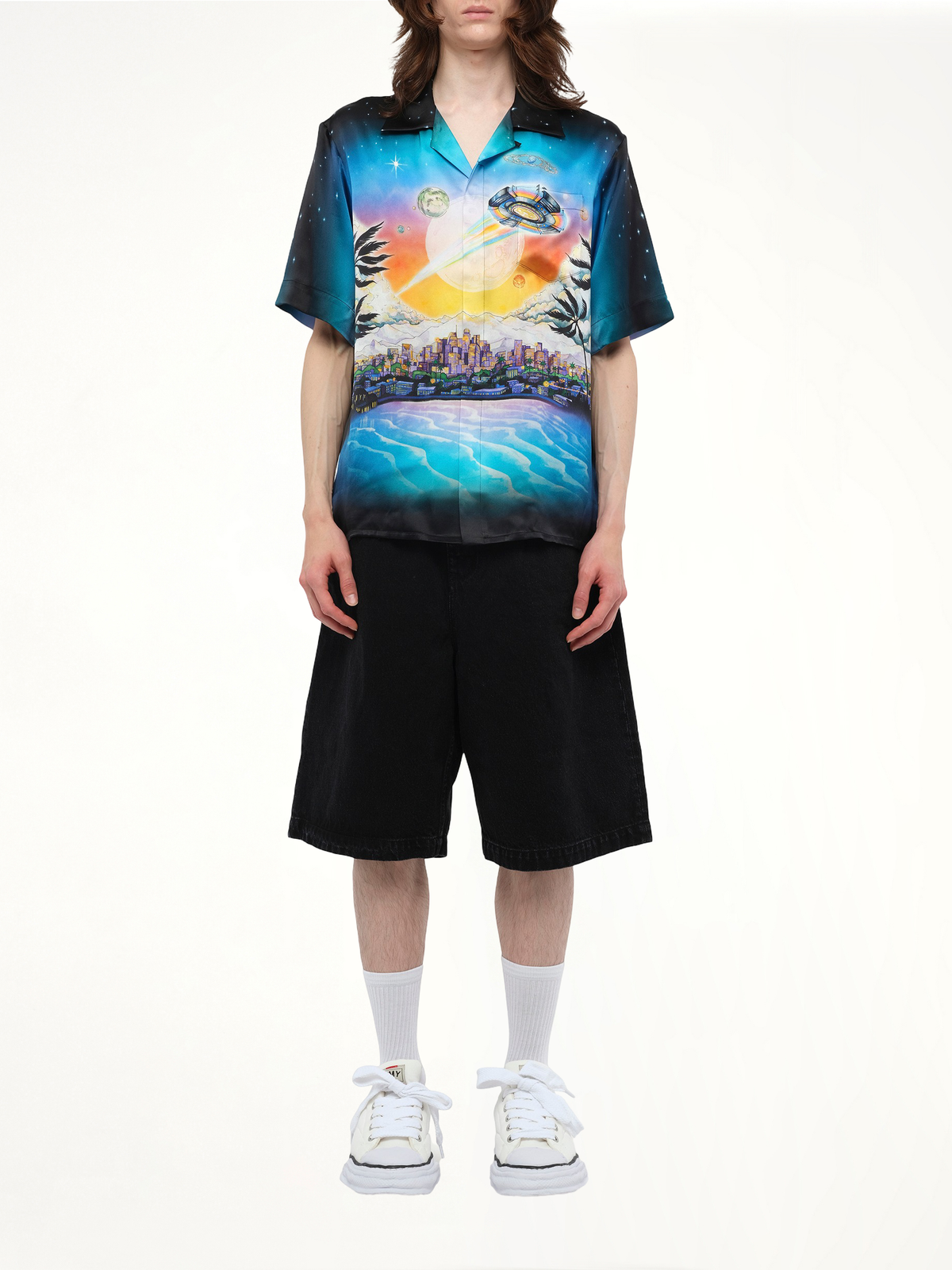 La Premonition Cuban Collar Shirt in Multicolour