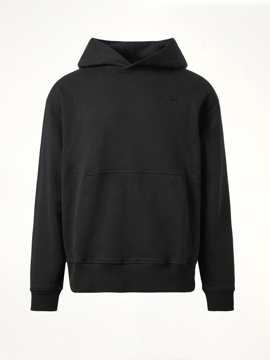 S-Macs Oval D Hoodie in Black