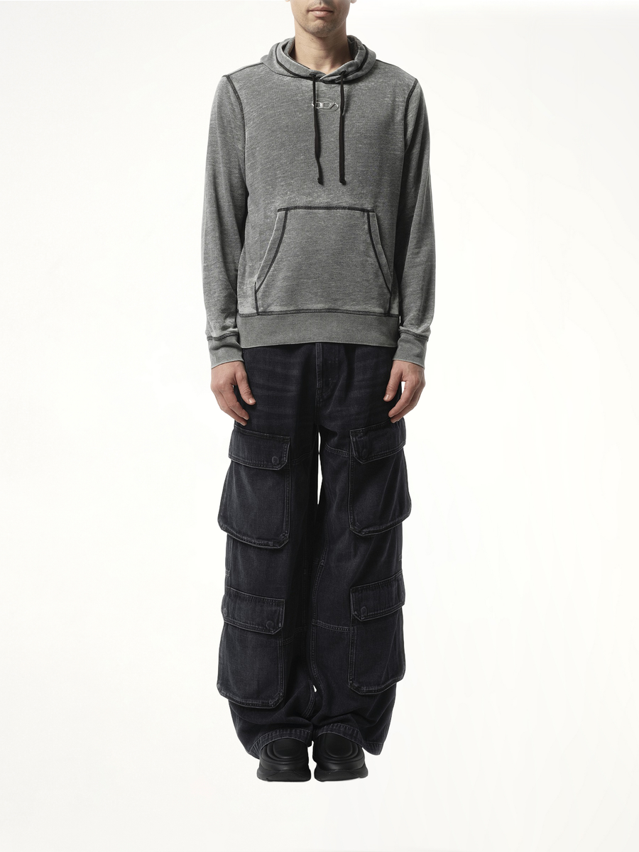S-Ginn Hoodie in Grey
