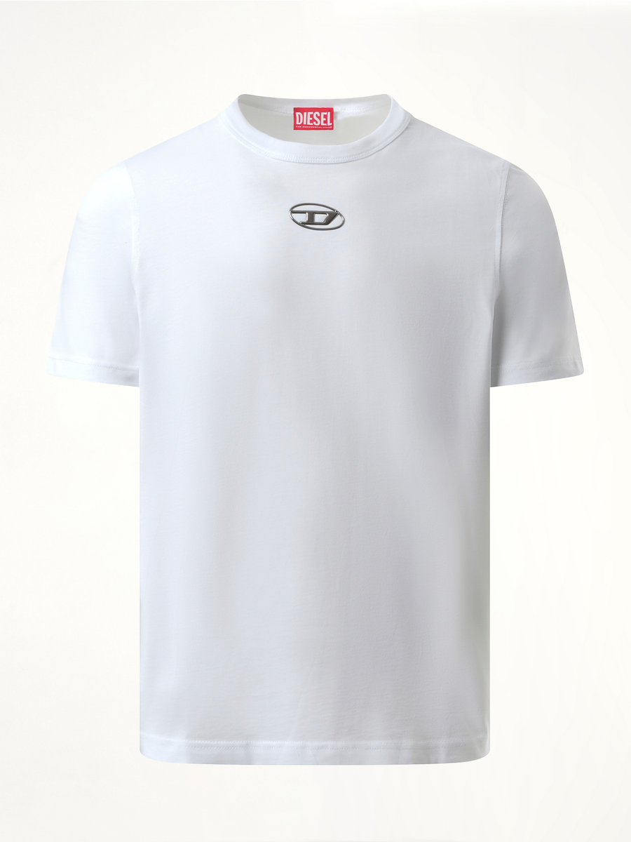 T-Adjust D Logo T-Shirt in White