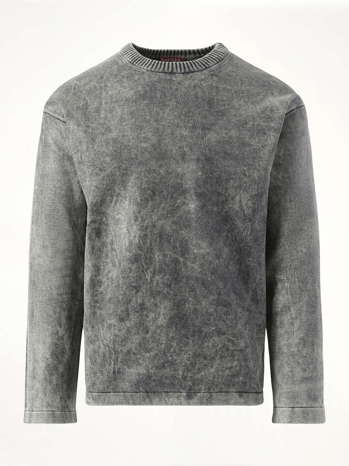 Marble Effect Sweater in Grey
