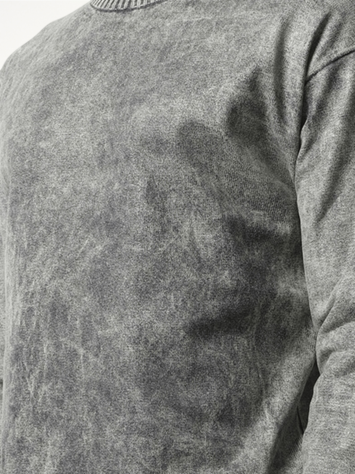 Marble Effect Sweater in Grey