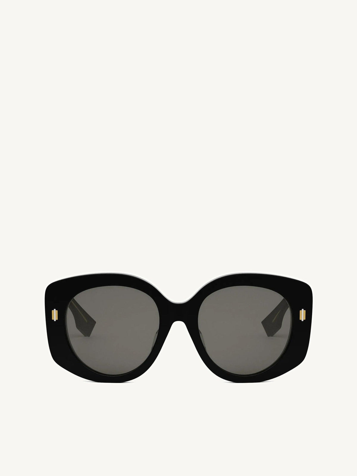 Fendi FE40137F 5301A Acetate Sunglasess in Black/Gold
