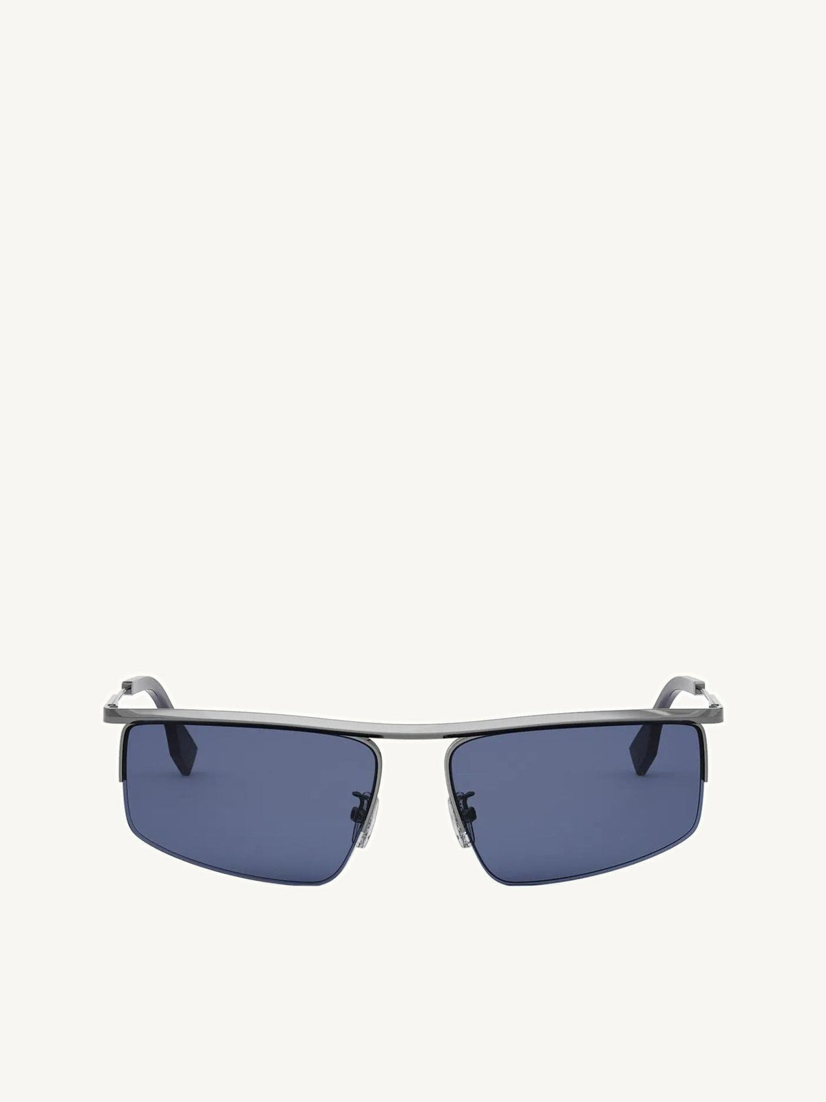 Fendi FE40141U 6012V Metal Sunglasess in Grey/Blue