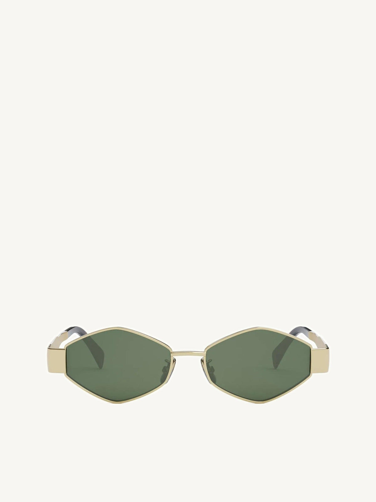 Celine CL40254U 5430N Metal Sunglasses in Gold/Green