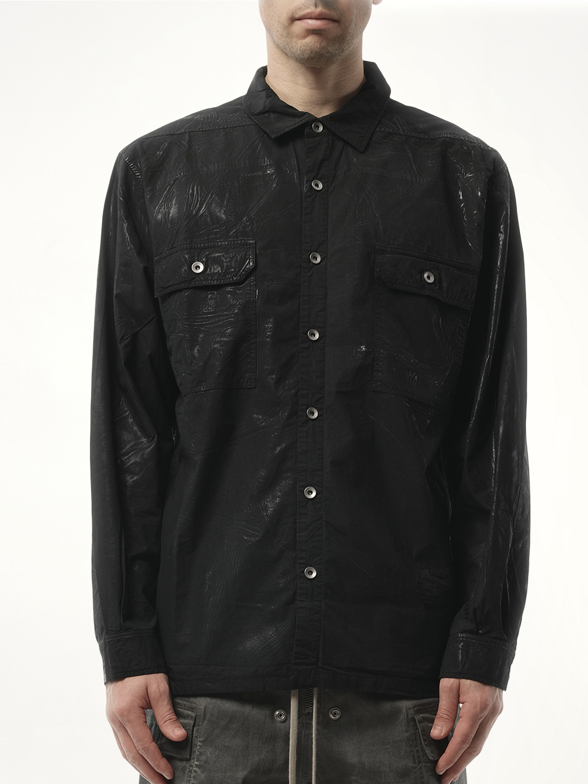 Denim Jumbo Outershirt in Black