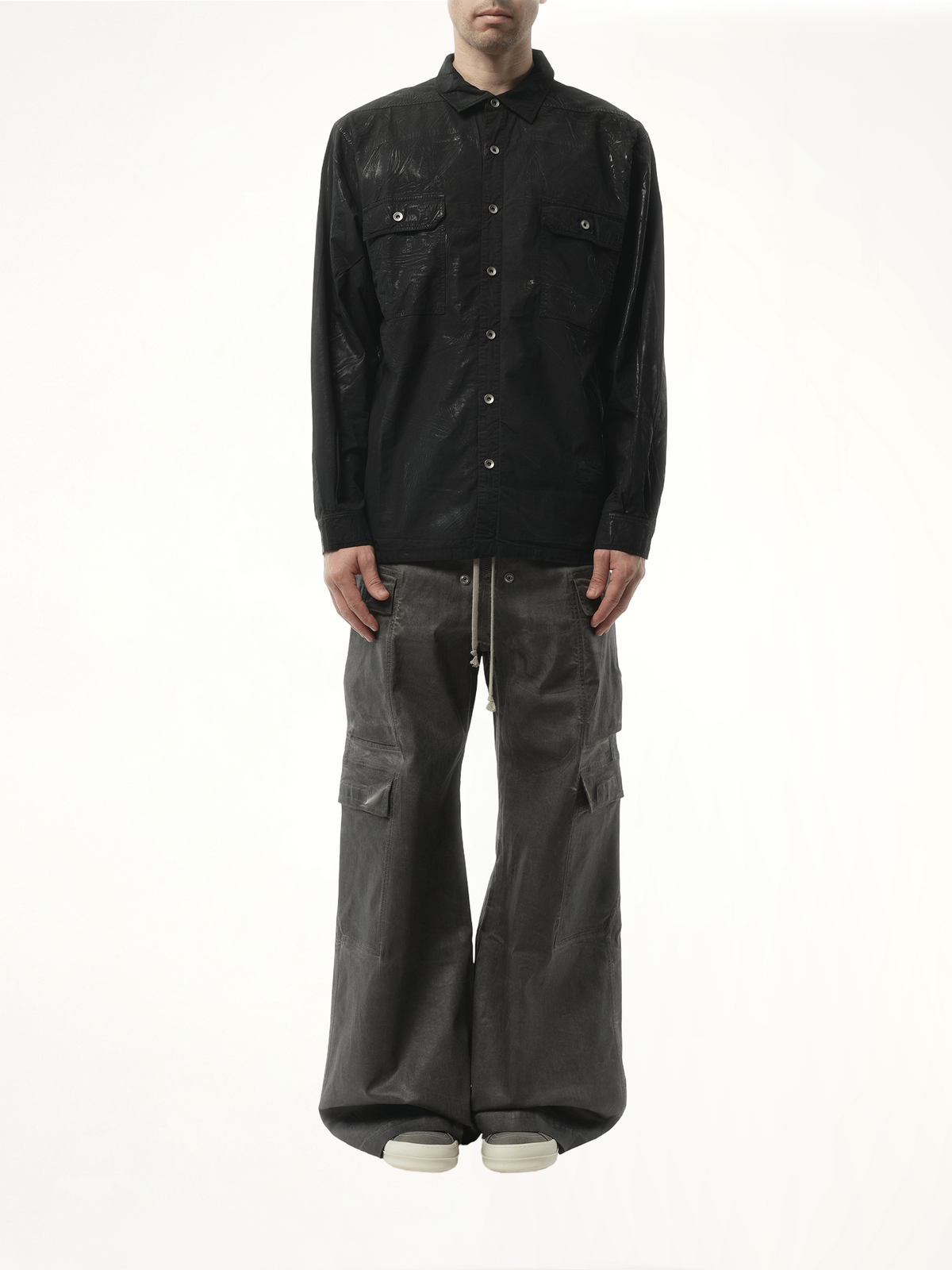 Denim Jumbo Outershirt in Black