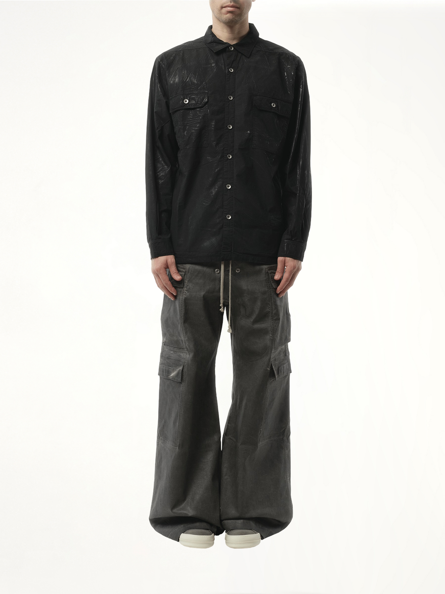 Denim Jumbo Outershirt in Black