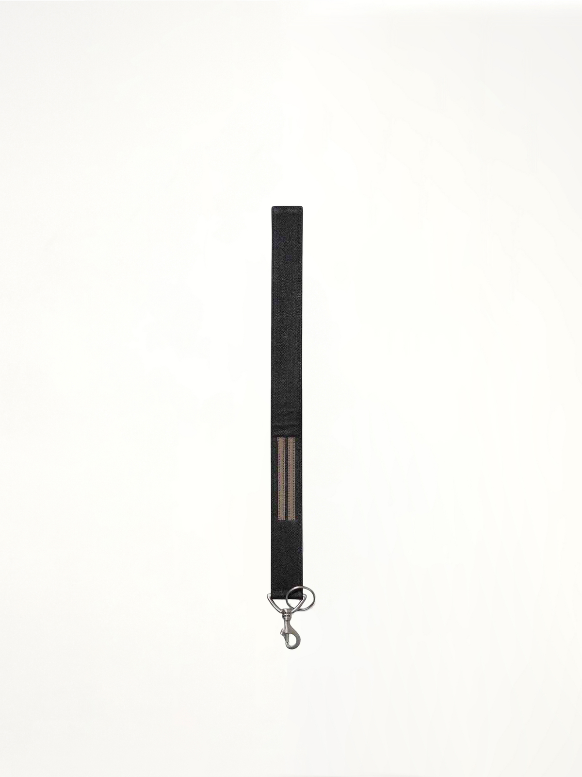 DRKSHDW Denim Keychain in Black Wax/Pearl