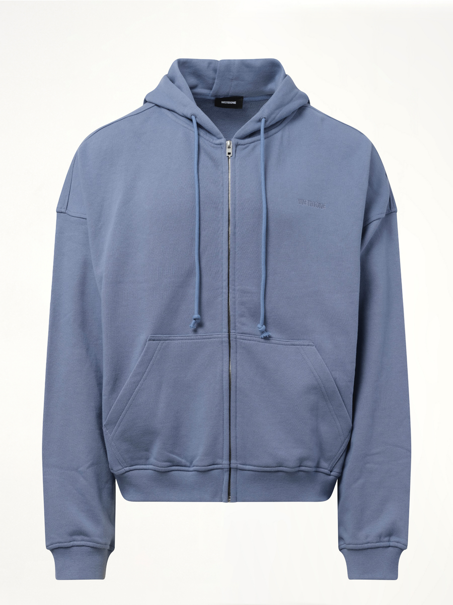 Twin All Around Hoodie Zip-Up in Sky