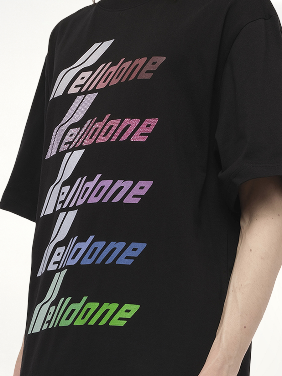 Multi-Logo T-Shirt in Black