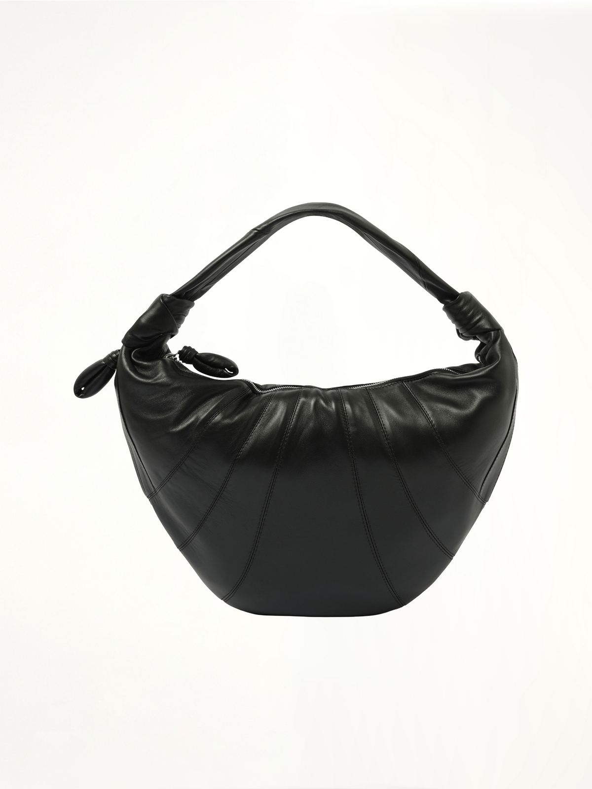 Fortune Croissant Bag in Black